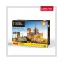 National Geographic Puzzle 3D si brosura 28 pagini Notre Dame Paris 128 piese